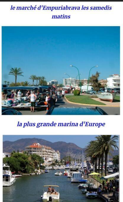 Le Canola Empuriabrava Port - 45M2 - Vue Piscine - Plage Centrale 500M- Parking Prive Gratuit Esterno foto
